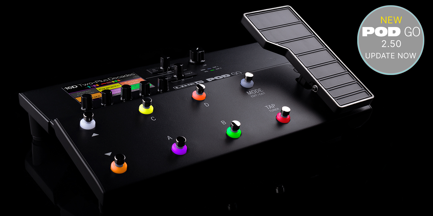 POD Go 2.50 ファームウェア – What’s New